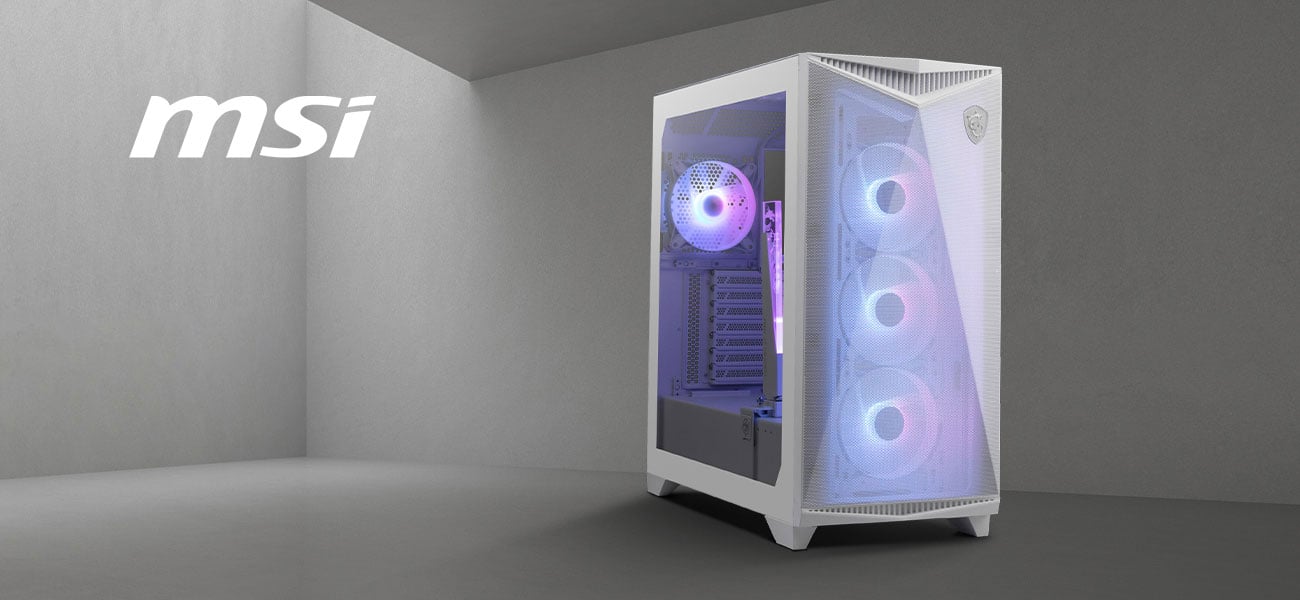 MSI MPG GUNGNIR 300R AIRFLOW WHITE, USA, 2xUSB 3.2 Gen 1, 1xUSB